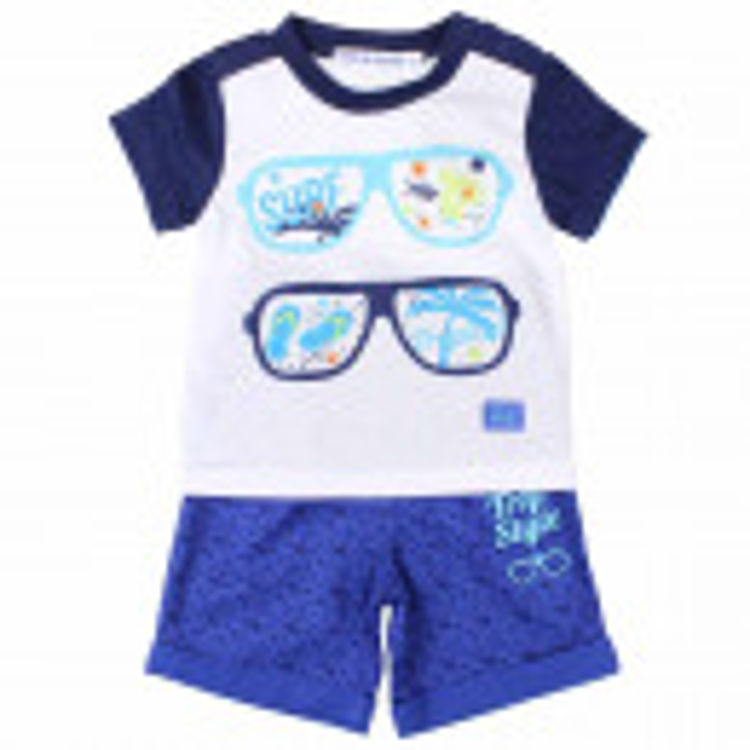 Picture of IK1271- COTTON BOYS TOM&KIDDY TWO-PIECE SET